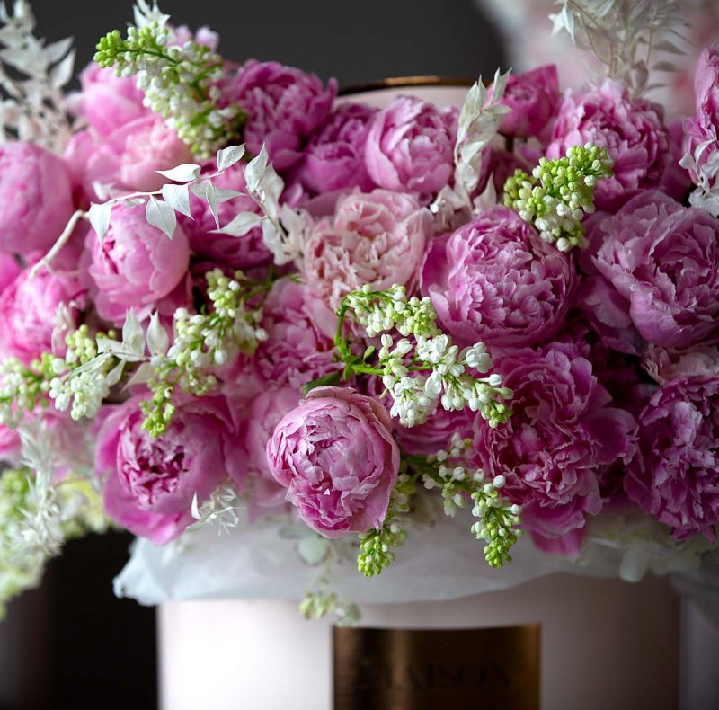 Peonies Flowers Bouquet , Peonies Lover - 50 premium peonies