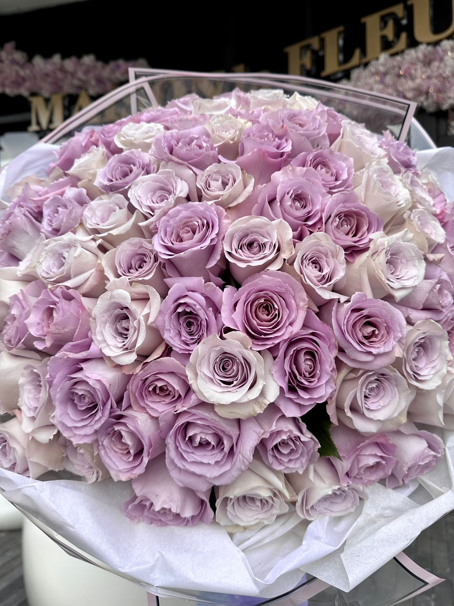 Do you LILAC it? 100 roses - lilac roses