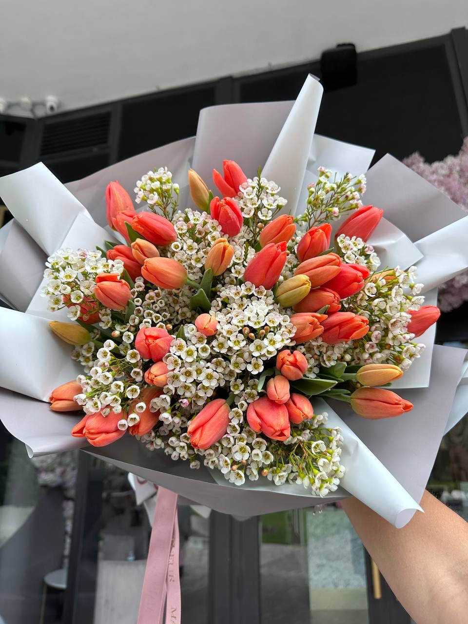 Stylish Tulip - beautiful arrangement of premium tulips