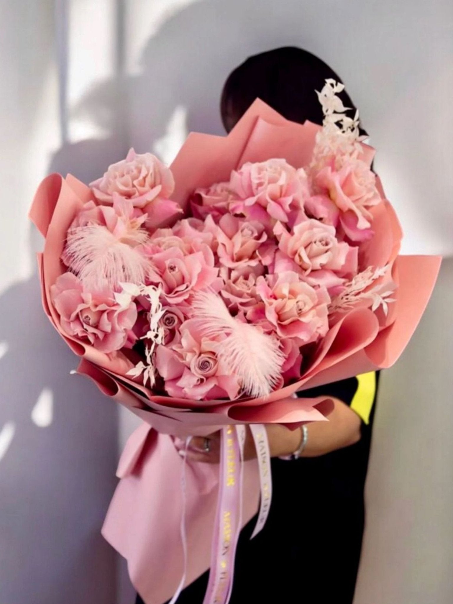 Better in Red - 2 dozen premium long stem roses - Maison la Fleur