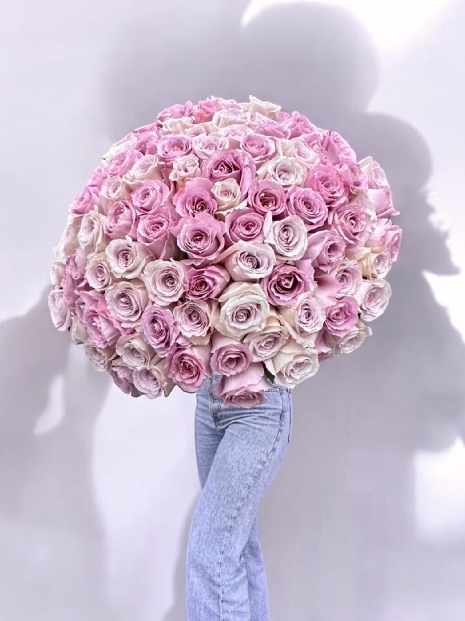 Do you LILAC it? 100 roses - lilac roses - Maison la Fleur