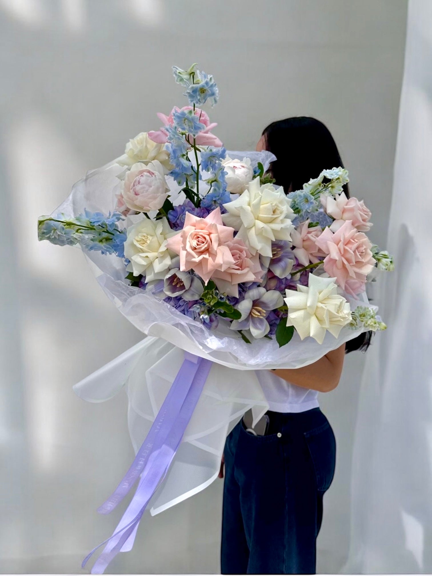 Endless Love - beautiful premium peonies, roses, European hydrangea, and stock flowers - Maison la Fleur