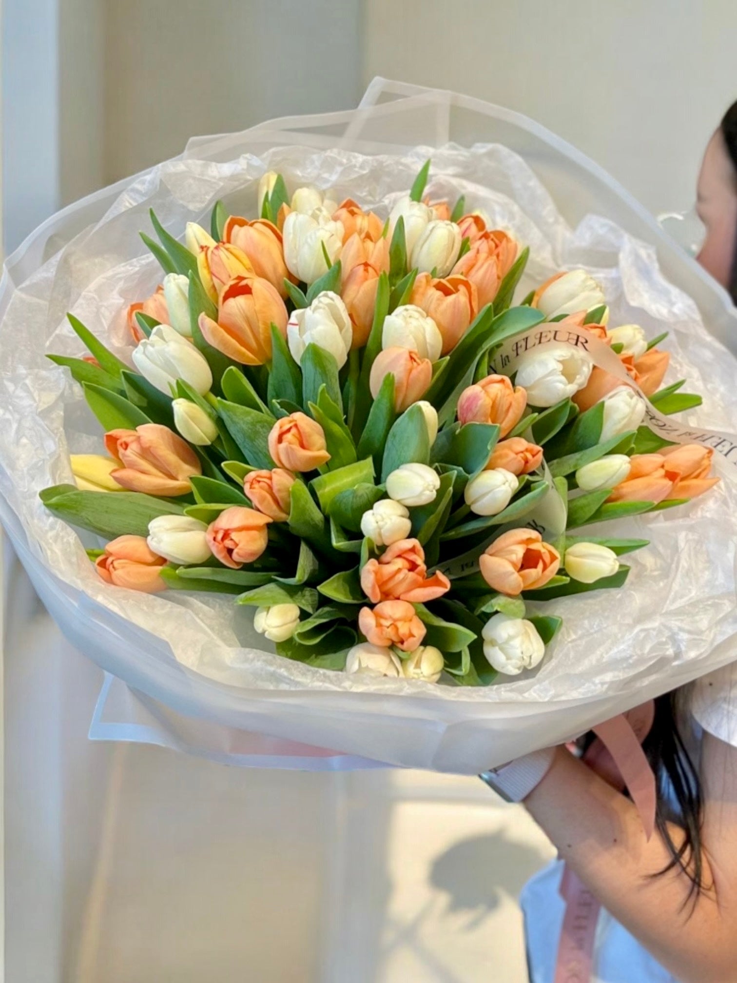 Forbidden Love - beautiful arrangement of premium tulips - Maison la Fleur