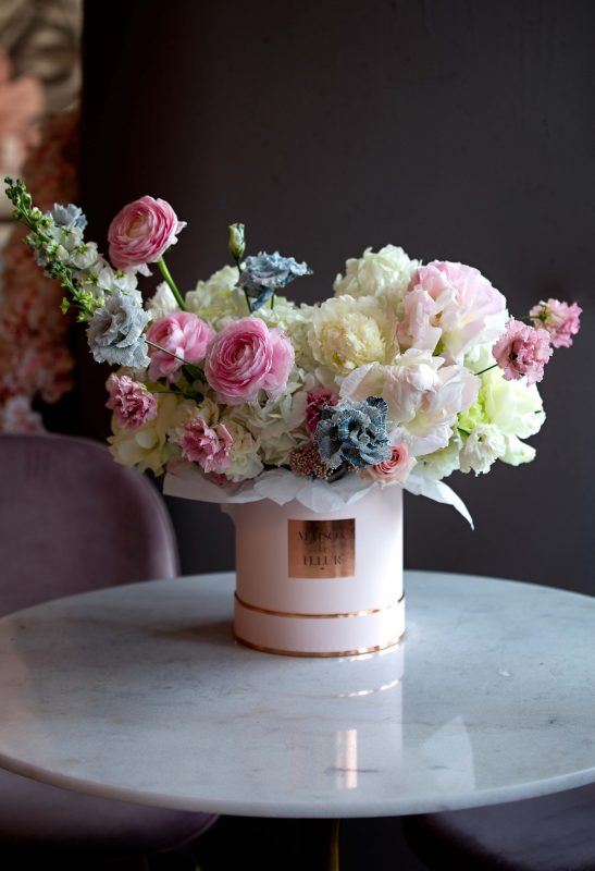 Heavenly Charm - Hydrangea, pink and white peonies - Maison la Fleur