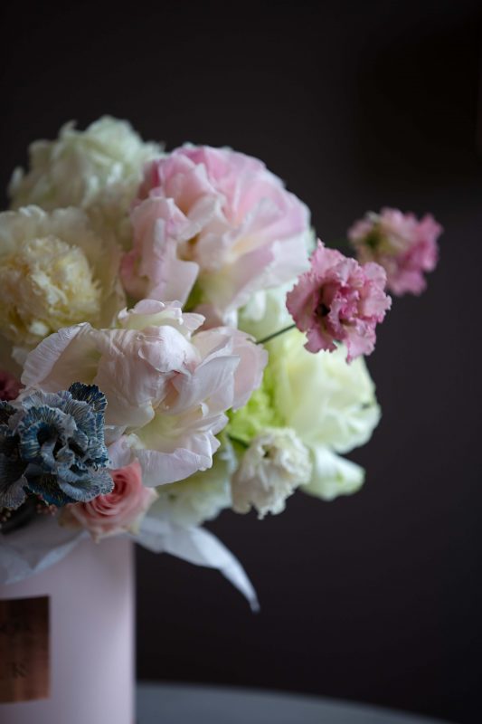 Heavenly Charm - Hydrangea, pink and white peonies - Maison la Fleur