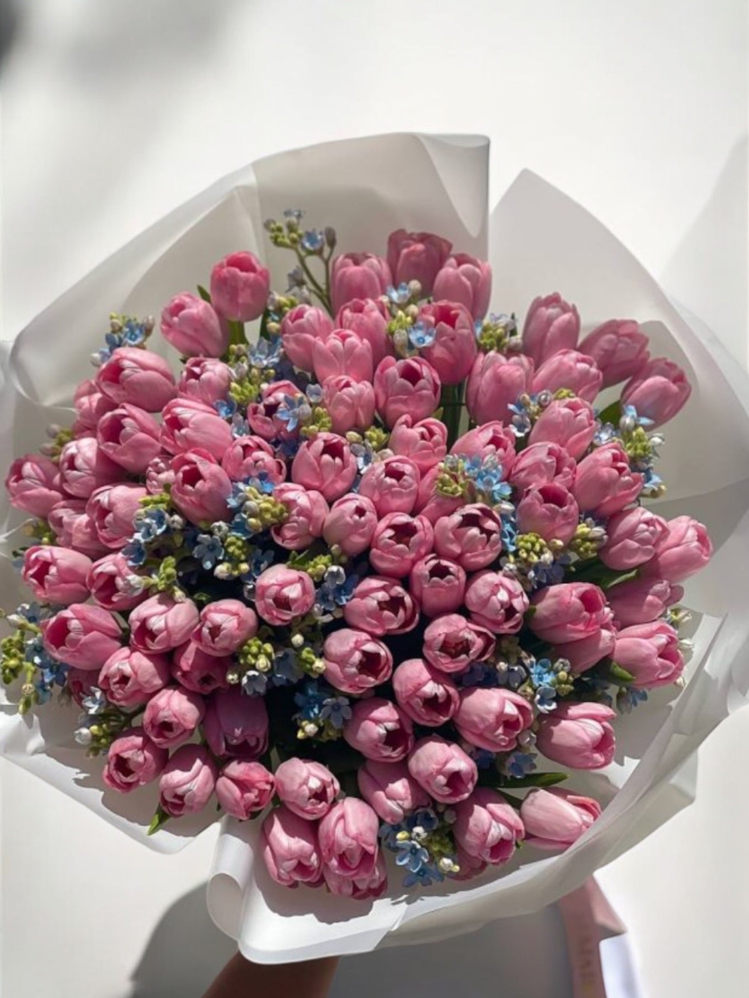 Jadore - 70 premium pink tulips - Maison la Fleur