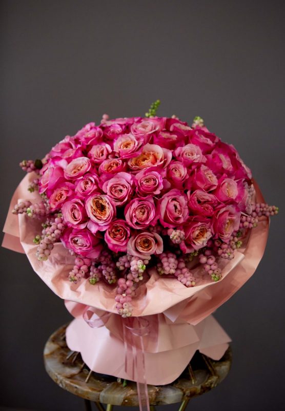 Premium Garden Roses, Betty Rose Kiss -50 beautiful premium garden roses - Maison la Fleur