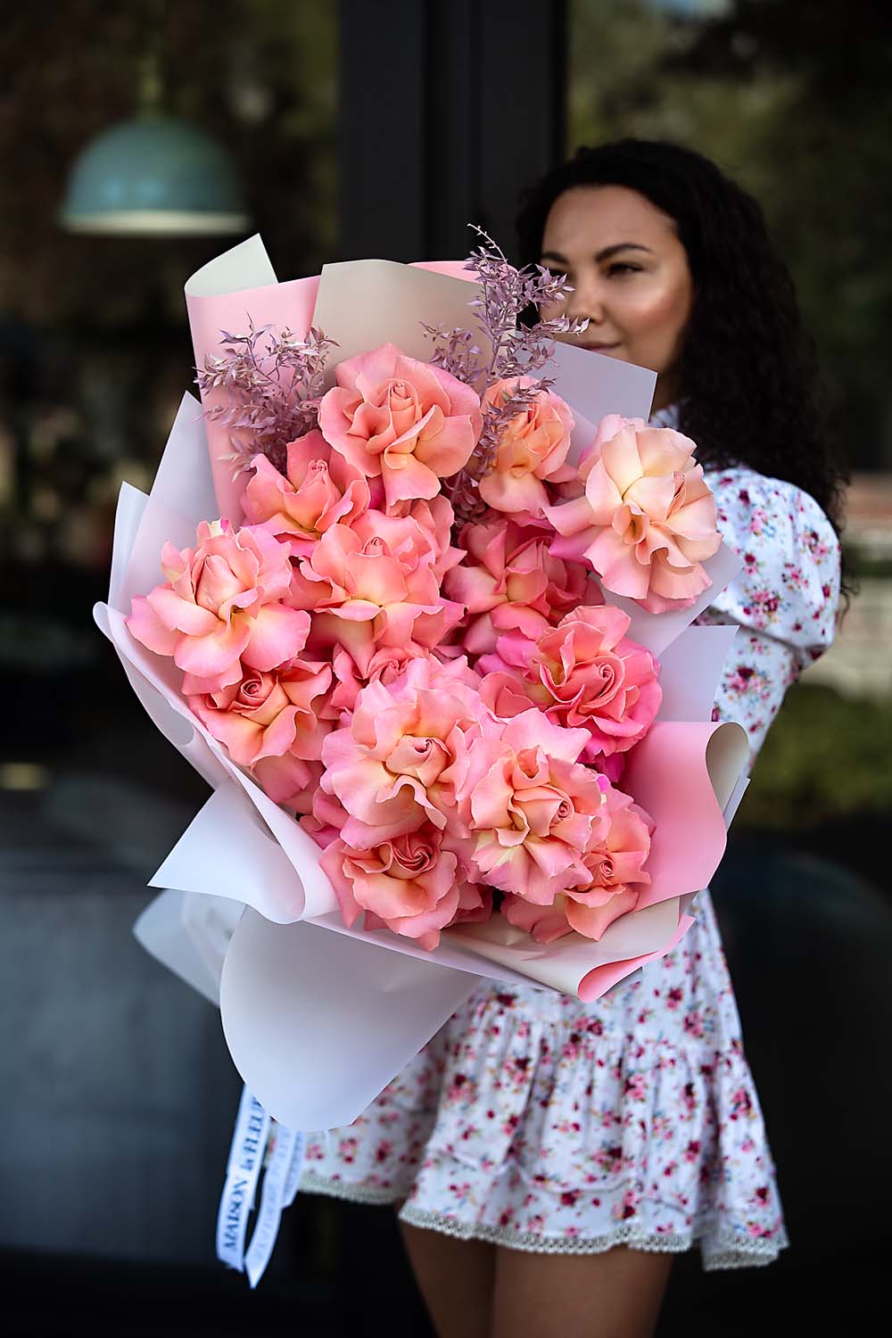 Dozen Flower Bouquets, Ciao Bella! - premium 2 dozen long stem roses - Maison la Fleur