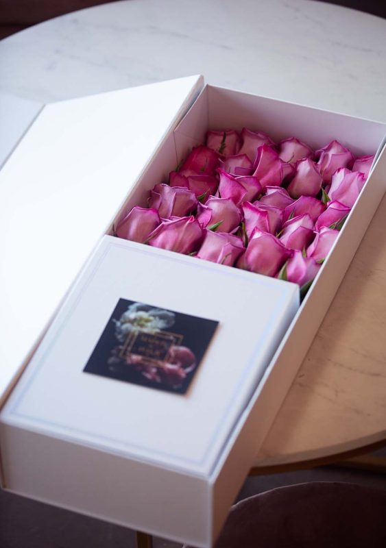 Long Stem Roses in a Box , Long Stem - 2 dozen roses